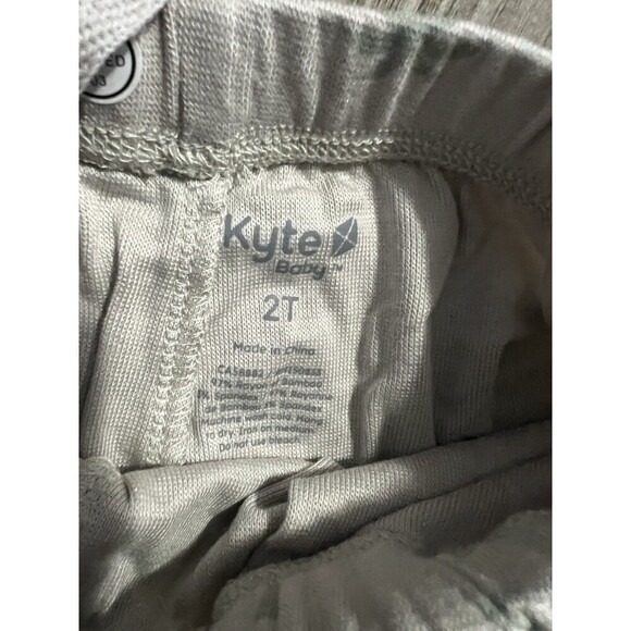 Kyte Baby Palm Tree Bamboo Jersey Short Sleeve Jogger Summer Set - Picture 2 of 3